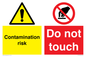 Contamination risk Do not touch